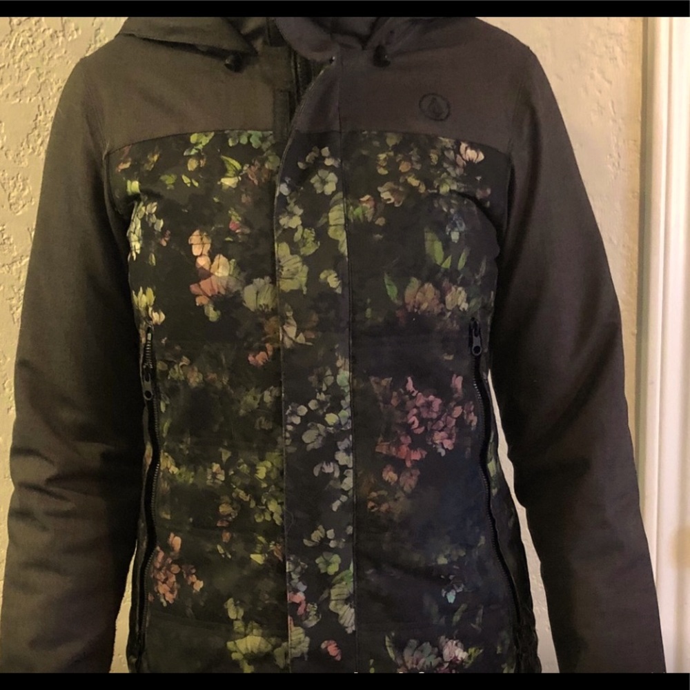 Volcom Snowboarding floral jacket.